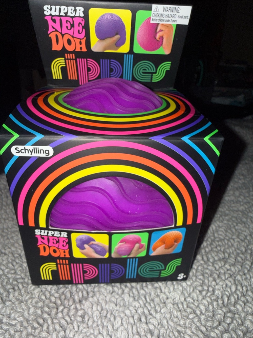 Super Nee Doh Ripples Sensory Ball - Purple